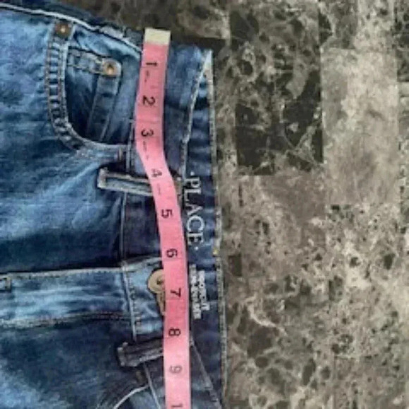 The Children's Place Boys' Basic Bootcut Jeans size 7 Elastic Waistband - Picture 7 of 16